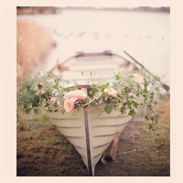 Boat With Flowers